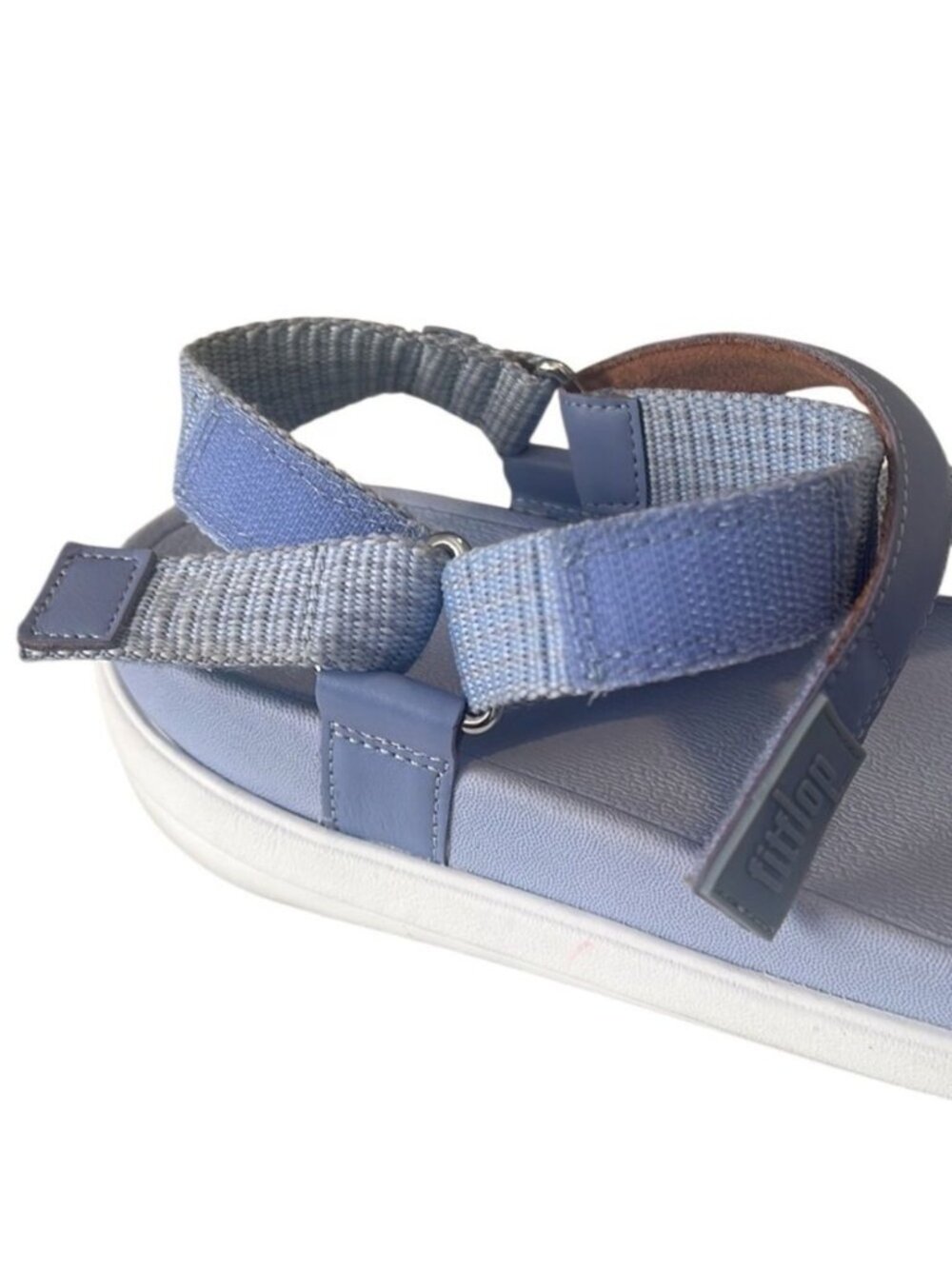 Fitflop Loosh Wild Lavender Webbing Z-Strap Adjustable Sandal Size 10 - Picture 7 of 10